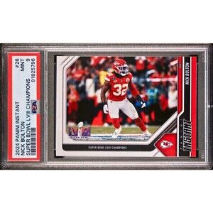 Nick Bolton 2023 Panini NFL Superbowl Champions #26 Card PSA 9 Mint
